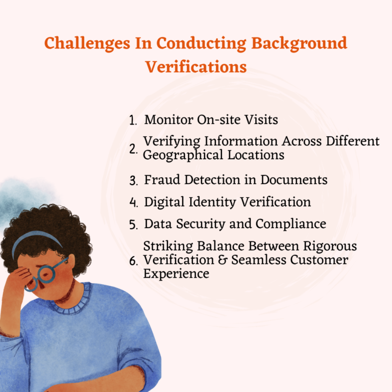 Challenges in Background Verification I TraQSuite